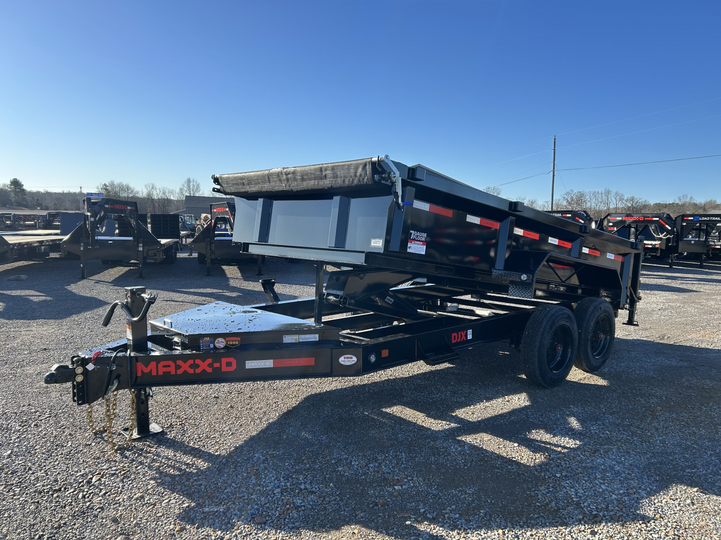 New 2026 MAXXD Dump Trailer | 83" x 14' 17.5K GVWR