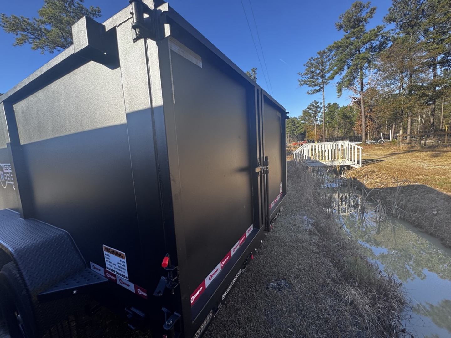 New 2026 U-Dump 4ft sides front telescoping cyclinder dump trailer