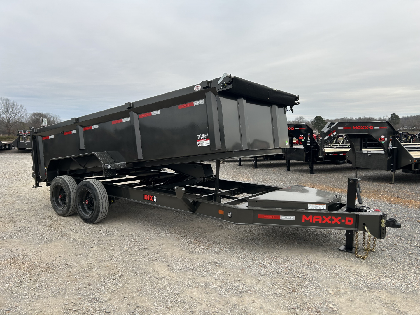 New 2026 MAXXD Dump Trailer | 83" x 16' | 17.5K GVWR