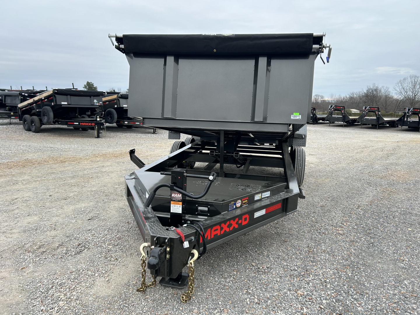 New 2026 MAXXD Dump Trailer | 83" x 16' | 17.5K GVWR