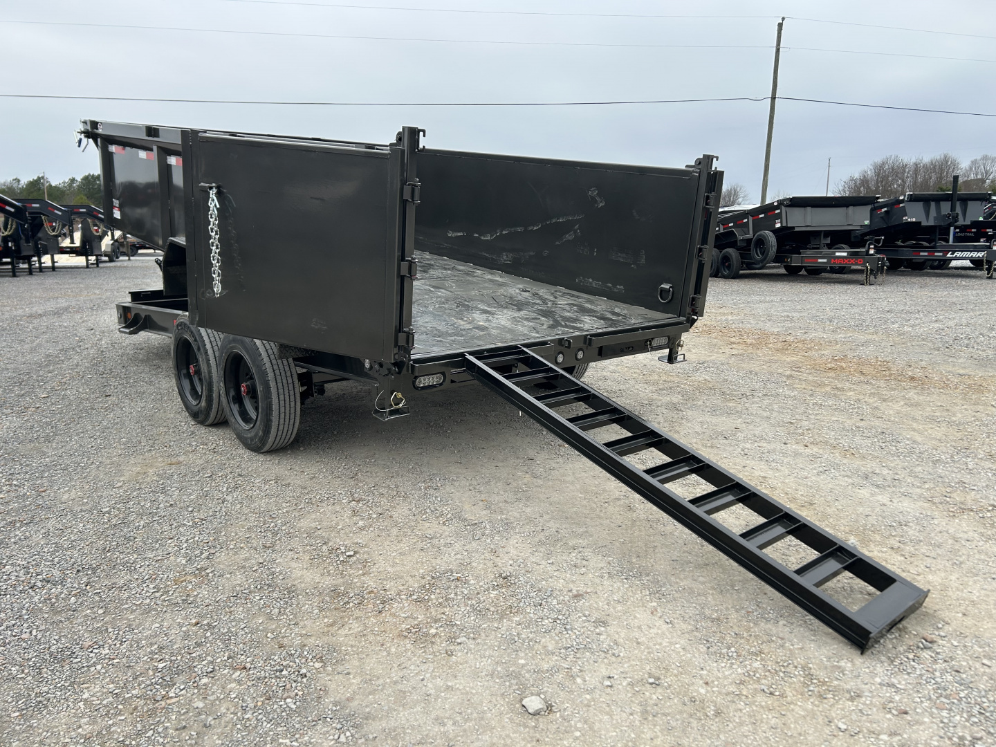 New 2026 MAXXD Dump Trailer | 83" x 16' | 17.5K GVWR