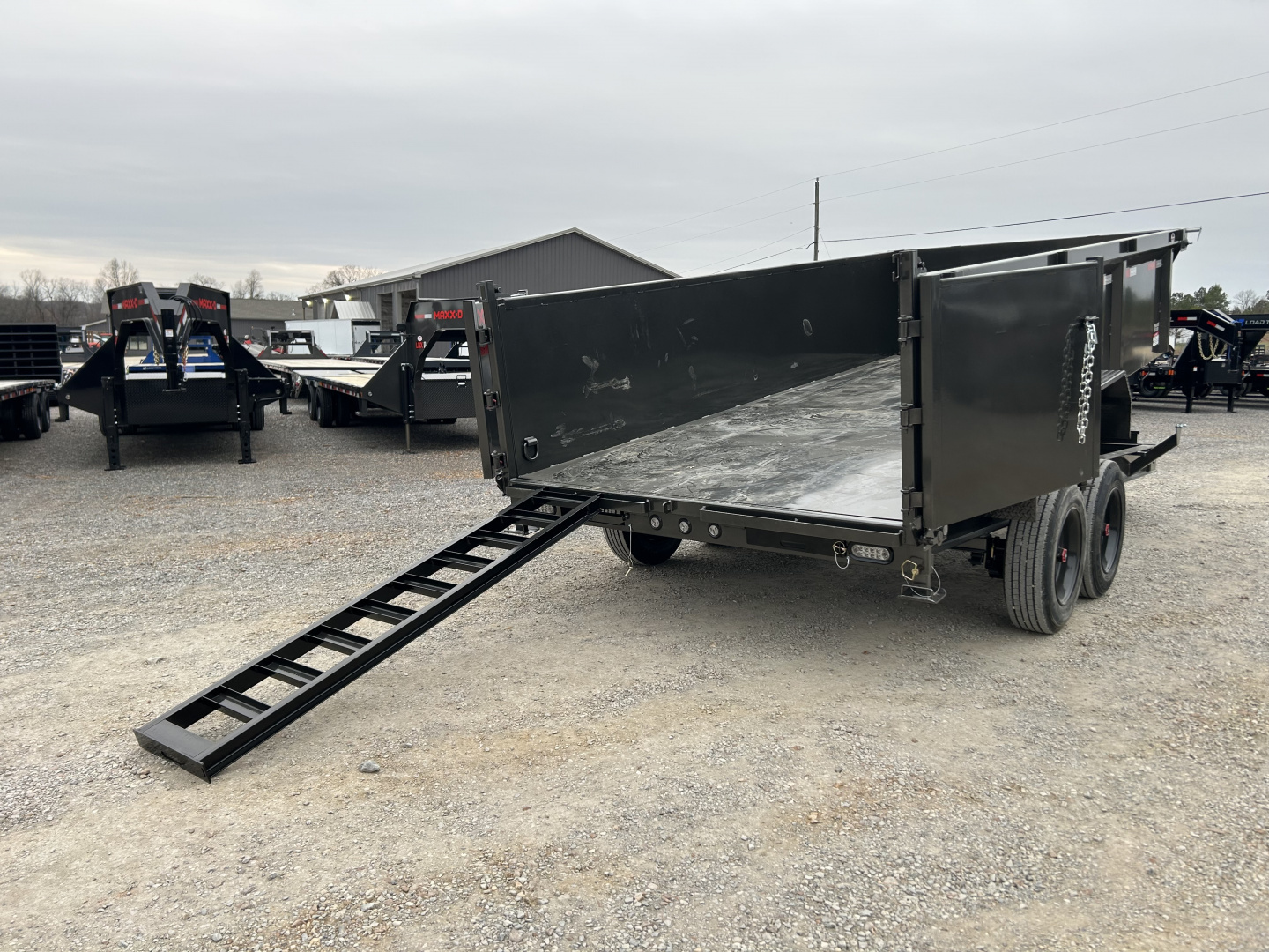New 2026 MAXXD Dump Trailer | 83" x 16' | 17.5K GVWR