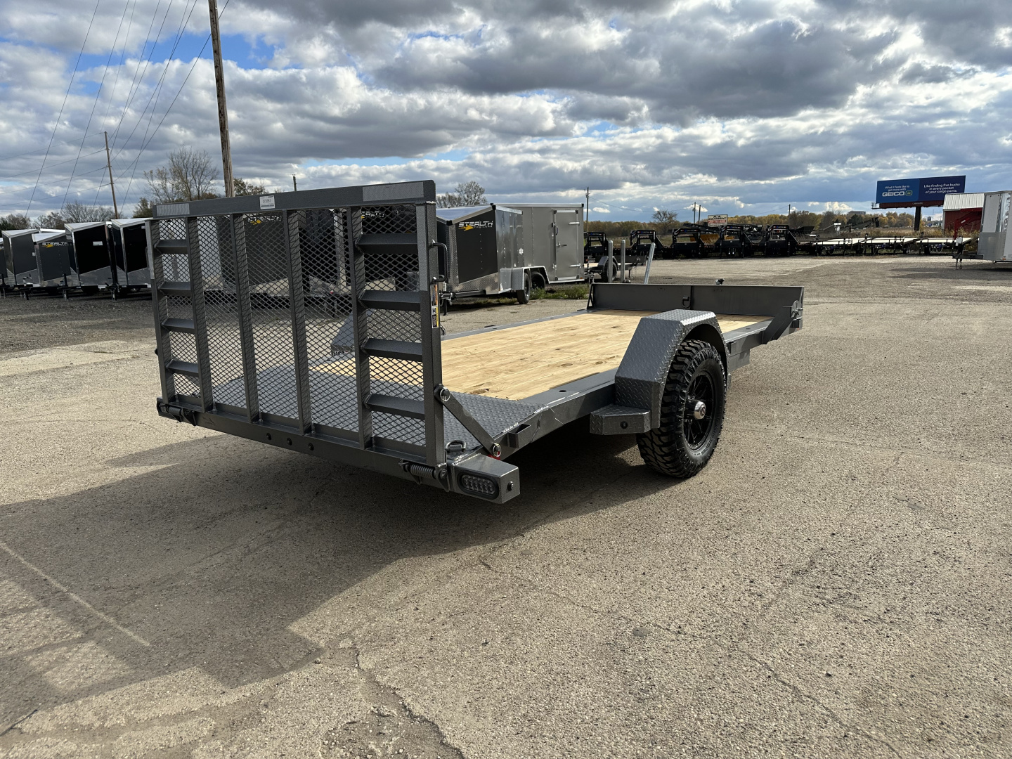 New WINTER ENDING SALE !!! ALL NEW 2026 Load Trail 77x14 SxS Utility Trailer