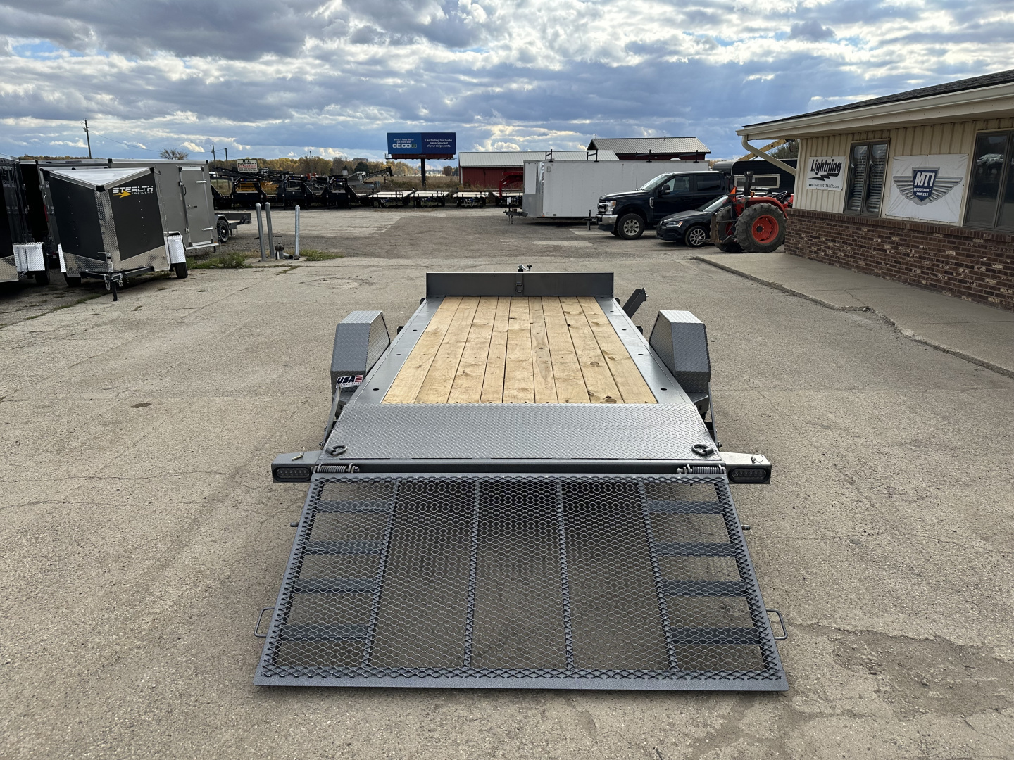 New WINTER ENDING SALE !!! ALL NEW 2026 Load Trail 77x14 SxS Utility Trailer