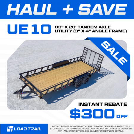 New YEAR END SALE !!! ALL NEW - 2026 Load Trail 83x20 Low Side 10K Landscape Trailer