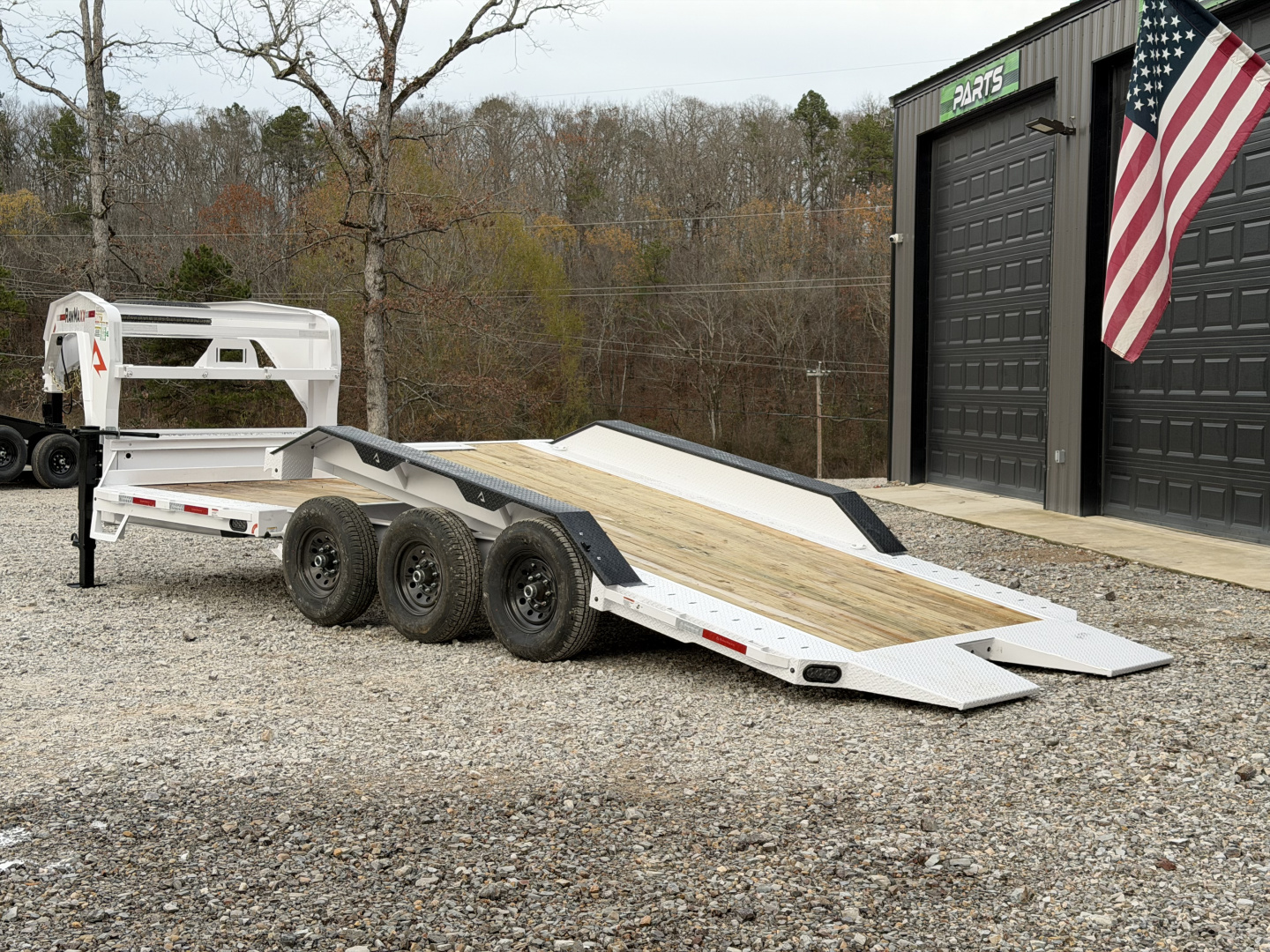 New 2026 RawMaxx G3X Tilt Trailer 24' x 102" GN Gravity Tilt - 21K GVWR Triple Axle 7k