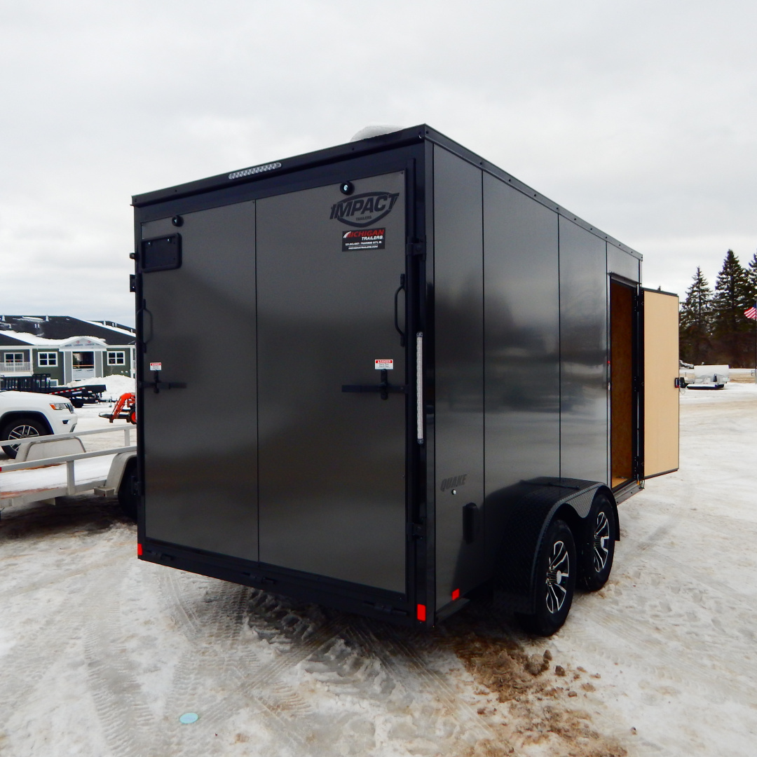 New 2026 Impact Trailers 7X14 7K Quake Cargo / Enclosed Trailer