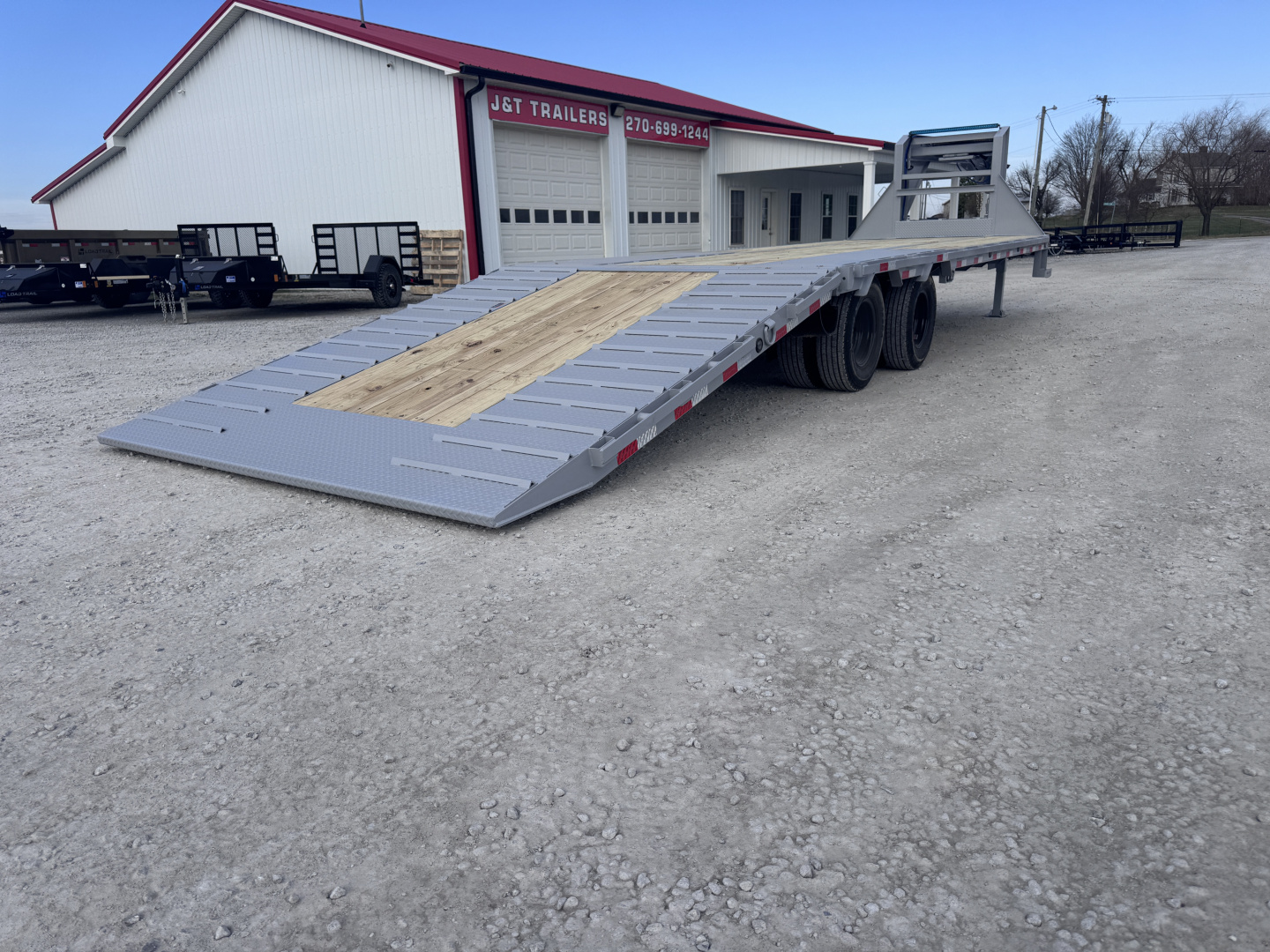 New 2026 Load Trail 32' Hydraulic Dovetail Gooseneck Equipment Trailer