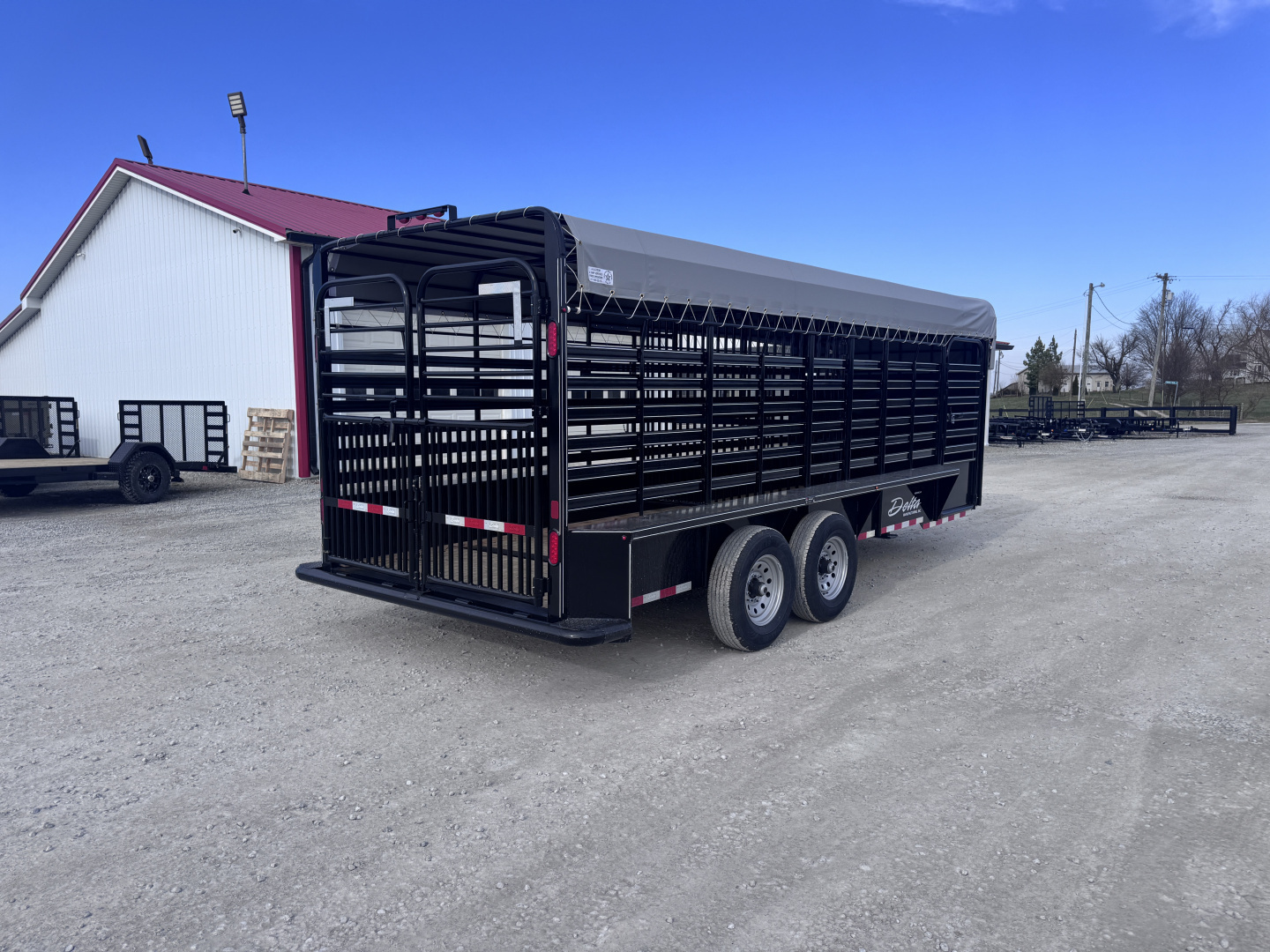 New 2026 Delta Trailers 6'8"x20 Livestock Trailer