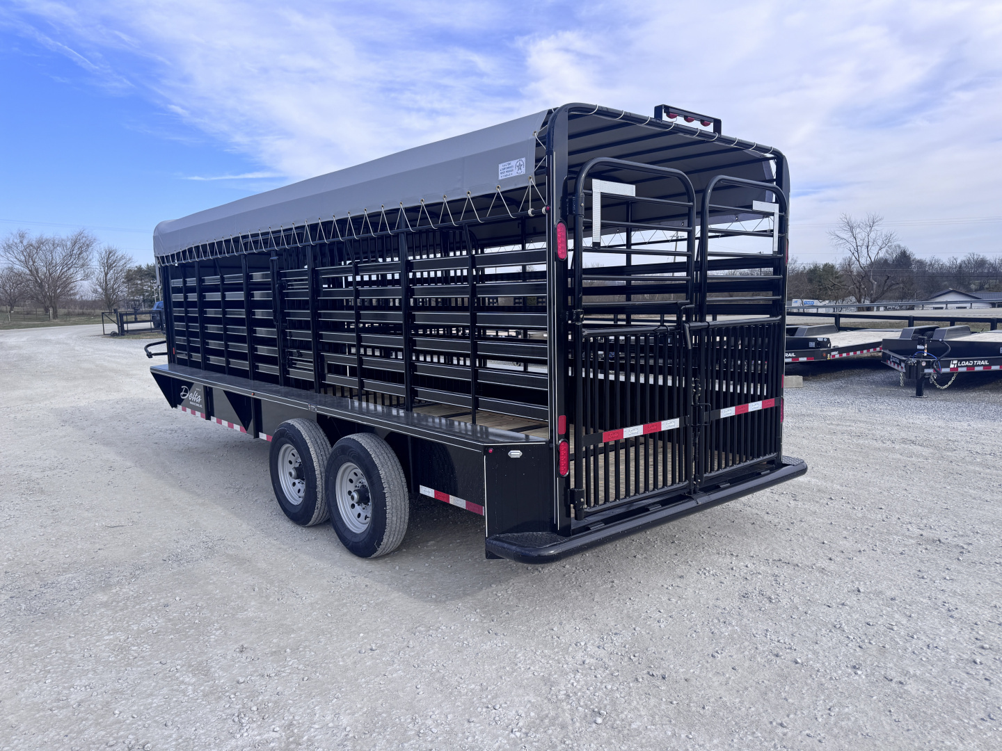 New 2026 Delta Trailers 6'8"x20 Livestock Trailer