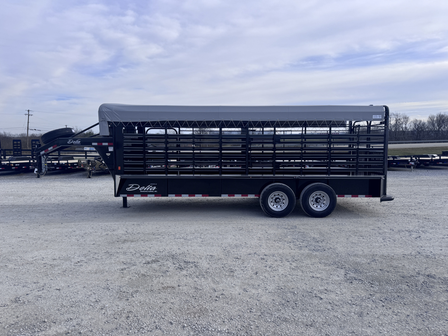 New 2026 Delta Trailers 6'8"x20 Livestock Trailer