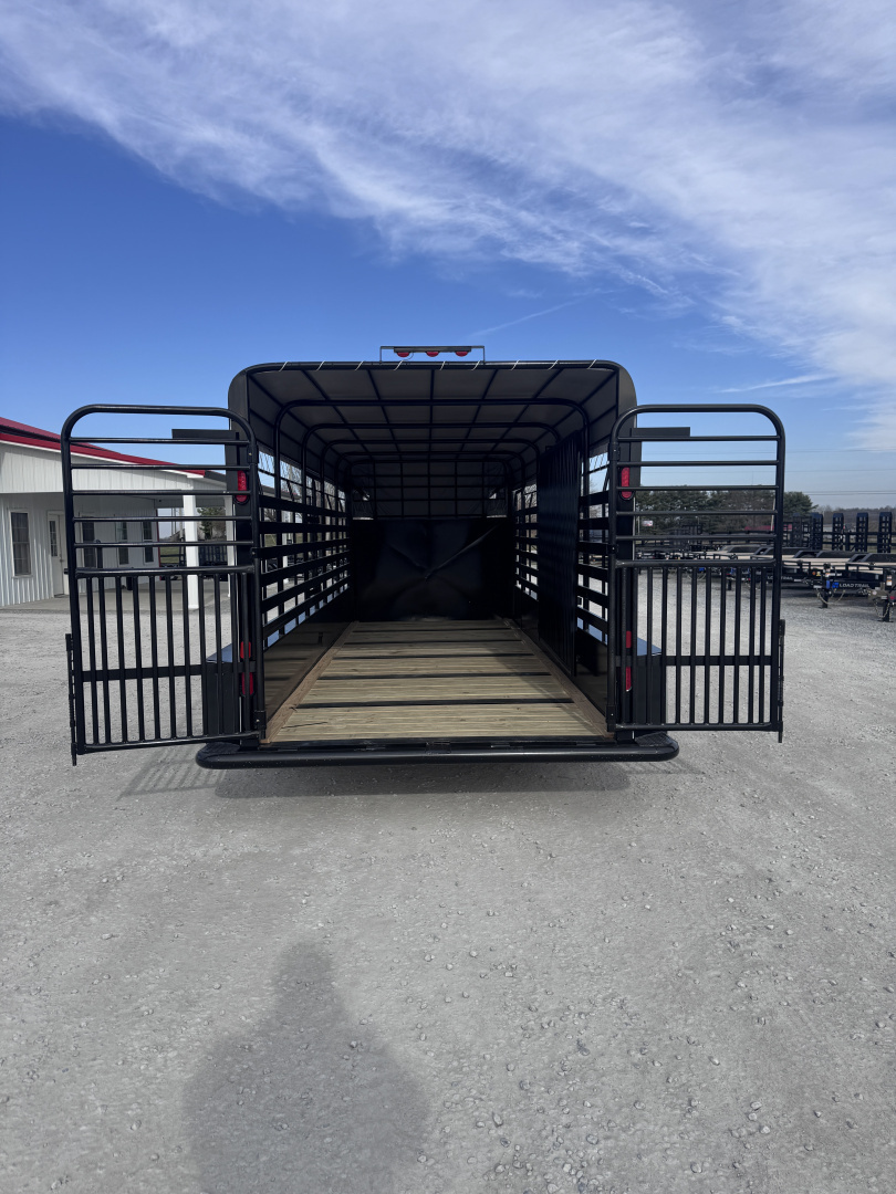 New 2026 Delta Trailers 6'8"x20 Livestock Trailer