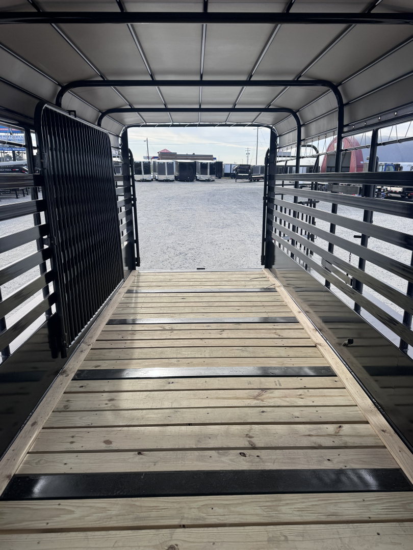 New 2026 Delta Trailers 6'8"x20 Livestock Trailer