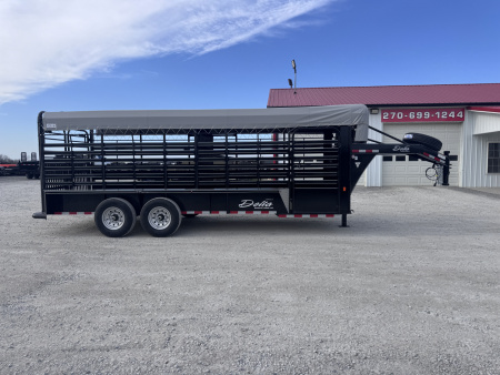 New 2026 Delta Trailers 6'8"x20 Livestock Trailer