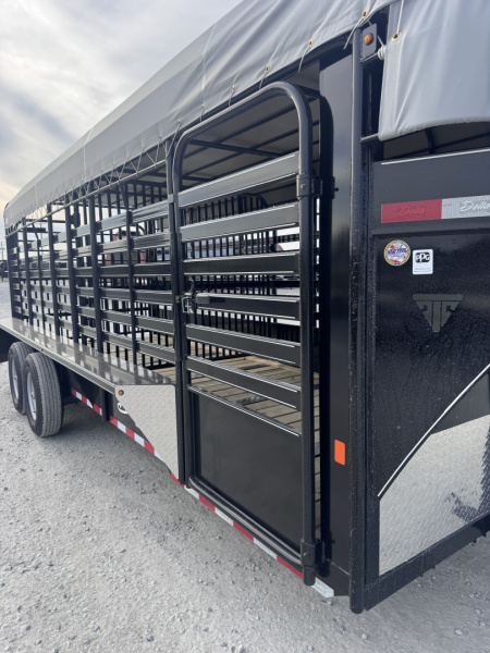 New 2026 Delta Trailers 6'8"x20 Livestock Trailer