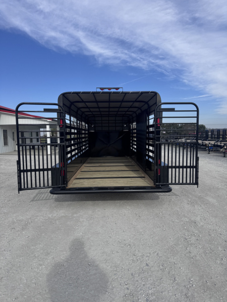 New 2026 Delta Trailers 6'8"x20 Livestock Trailer