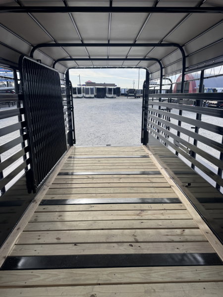 New 2026 Delta Trailers 6'8"x20 Livestock Trailer