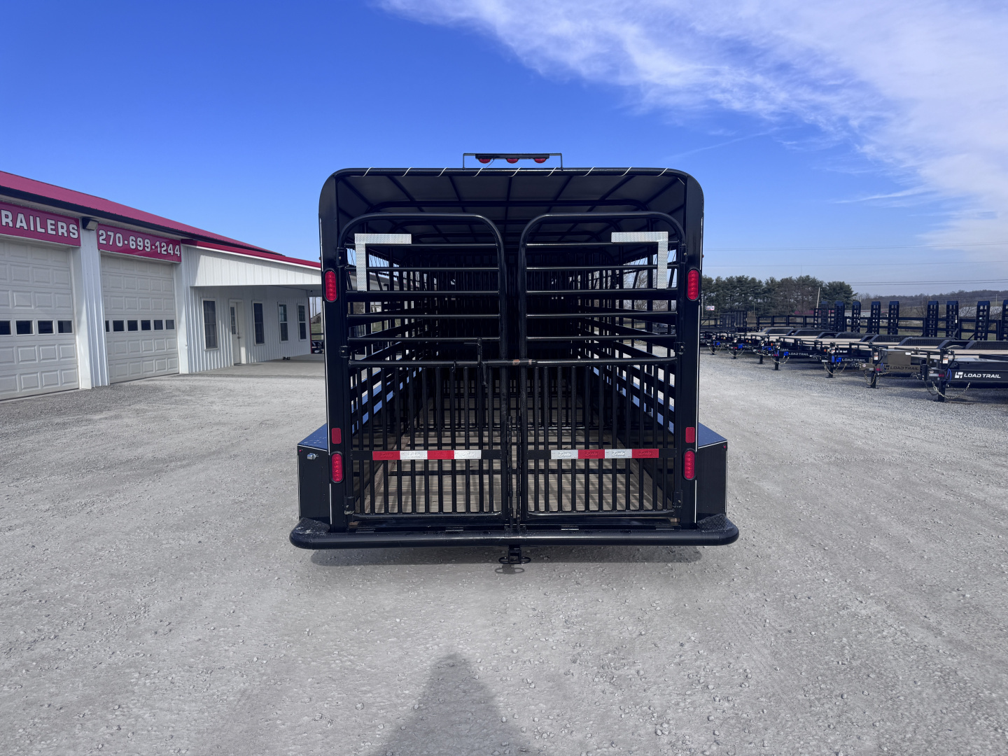 New 2026 Delta Trailers 6'8"x24' Livestock Trailer