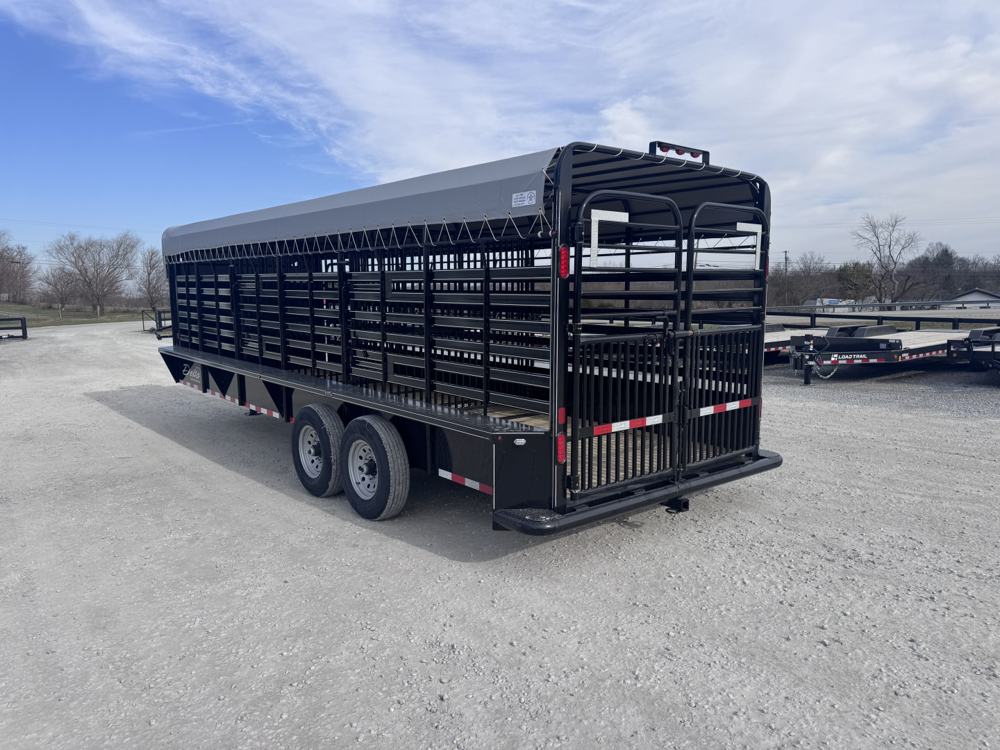 New 2026 Delta Trailers 6'8"x24' Livestock Trailer