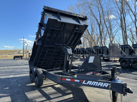 New 2026 Lamar Trailers 83"X12' DL-14K Low-Pro Dump Trailer