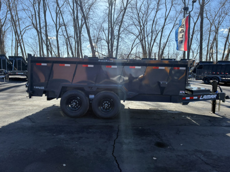 New 2026 Lamar Trailers 83  X 16' DT - 14K Telescopic Dump Trailer
