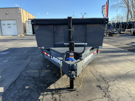 New 2026 Lamar Trailers 83" X 16' DT - 14K Telescopic Dump Trailer