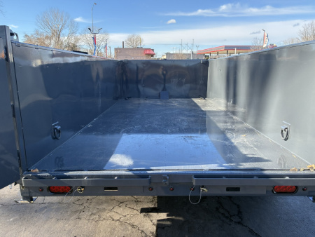 New 2026 Lamar Trailers 83" X 16' DT - 14K Telescopic Dump Trailer