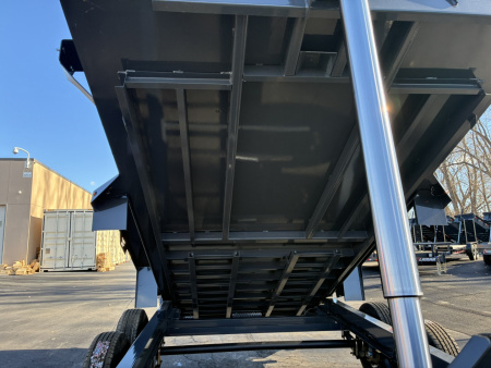 New 2026 Lamar Trailers 83" X 16' DT - 14K Telescopic Dump Trailer