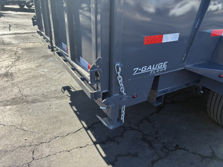 New 2026 Lamar Trailers 83" X 16' DT - 14K Telescopic Dump Trailer