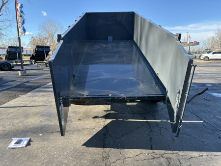 New 2026 Lamar Trailers 83" X 16' DT - 14K Telescopic Dump Trailer