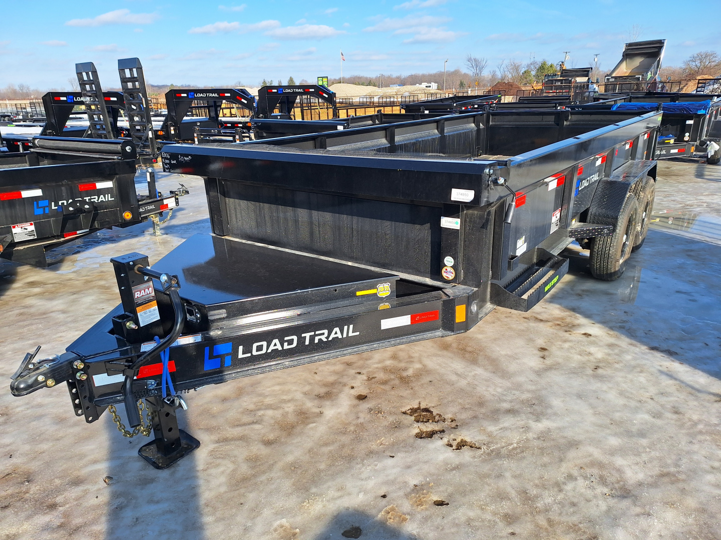 New 2026 Load Trail 83x16' Contractor Dump Trailer