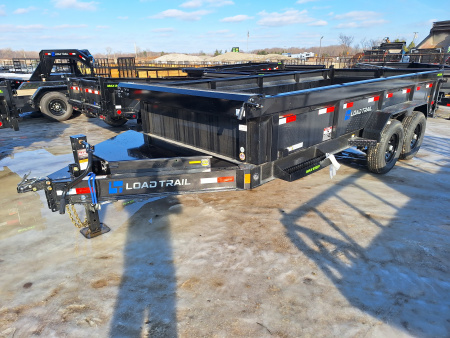 New 2026 Load Trail 83x16 Low-Pro Contractor Dump Trailer W/7 GA Floor