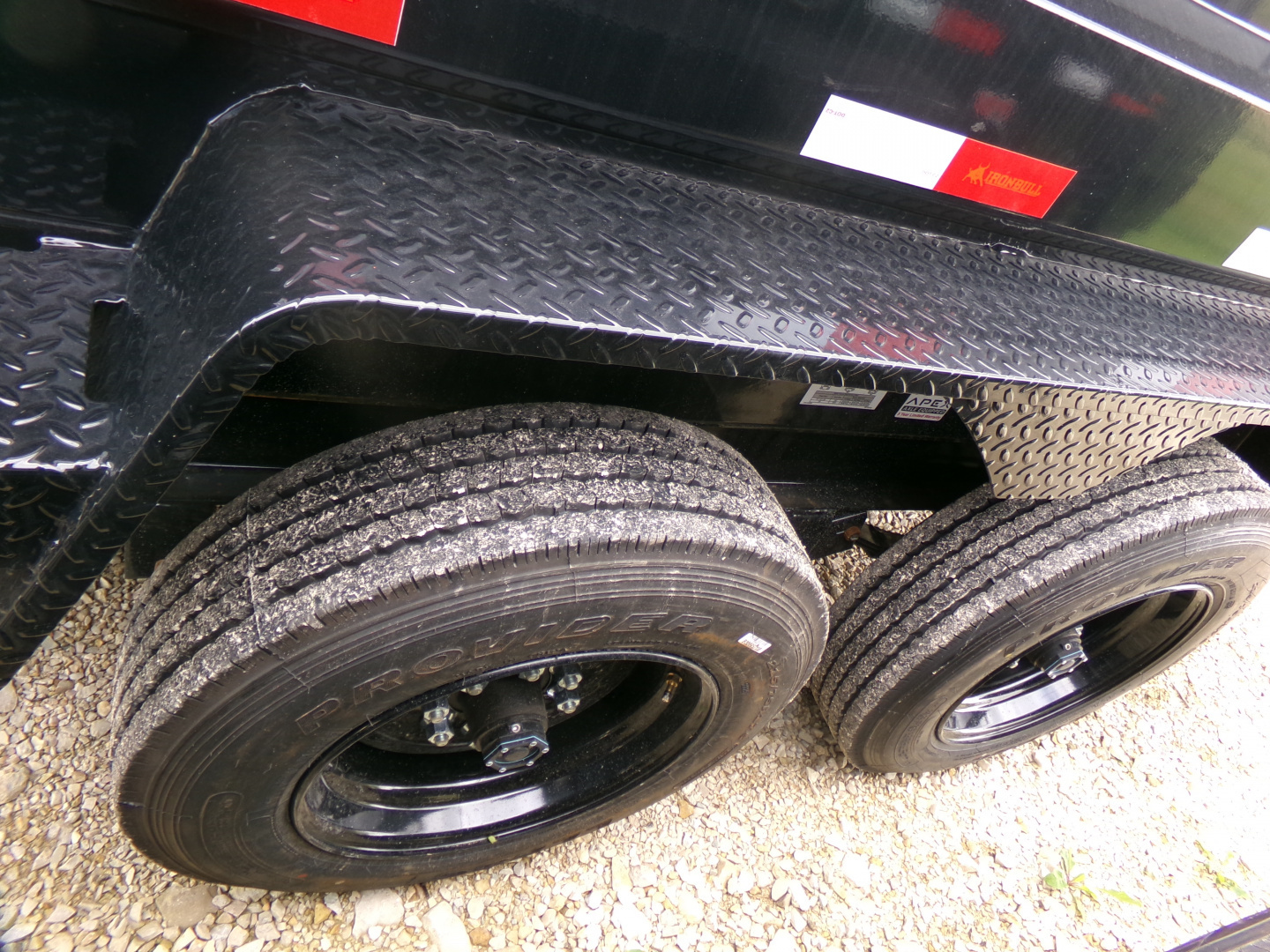 New 2026 Iron Bull 83 x 16 DTG Gooseneck Dump with 16K GVWR, Engineered Neck, and Hydraulic Jacks