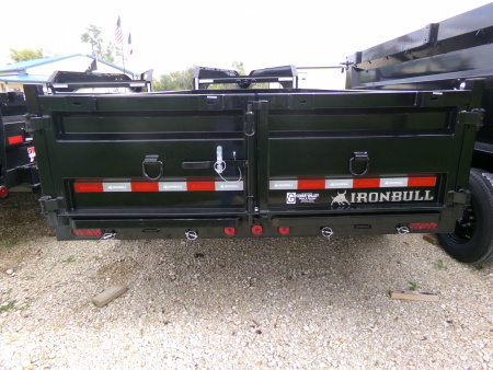 New 2026 Iron Bull 83 x 16 DTG Gooseneck Dump with 16K GVWR, Engineered Neck, and Hydraulic Jacks