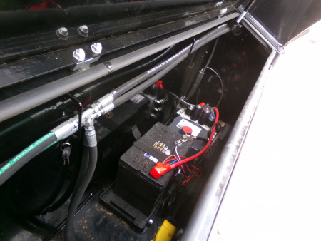 New 2026 Iron Bull 83 x 16 DTG Gooseneck Dump with 16K GVWR, Engineered Neck, and Hydraulic Jacks