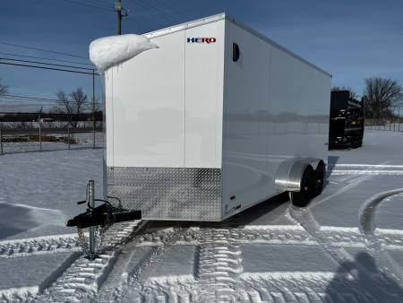 New 2026 Bravo Trailers Hero 7x16 7K Cargo / Enclosed Trailer