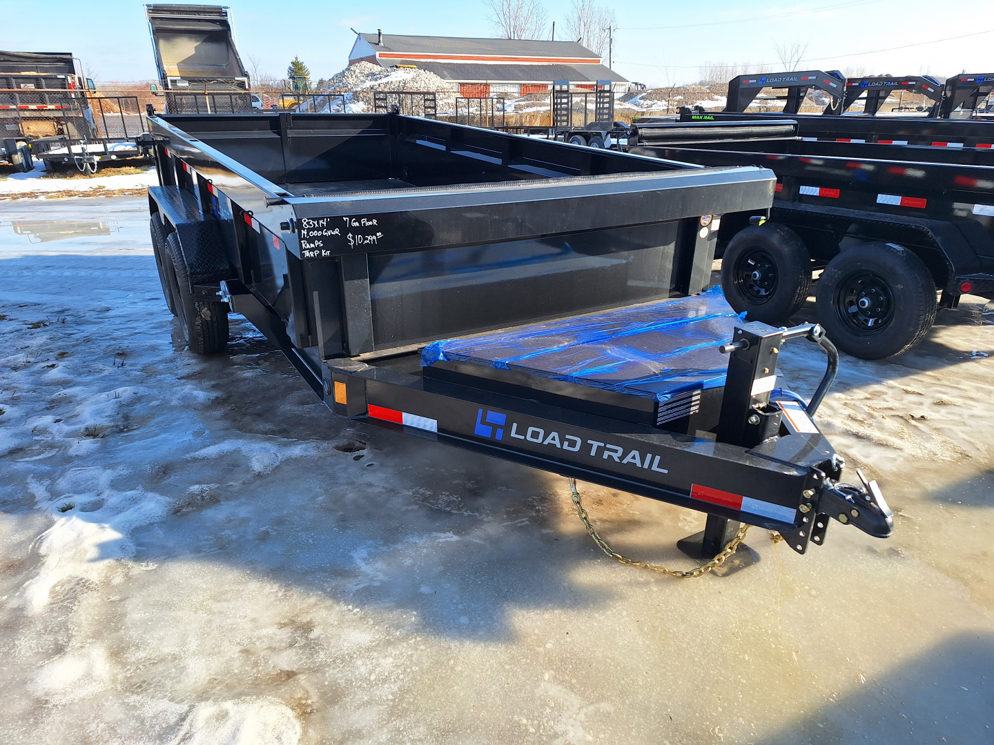 New 2026 Load Trail 83x14 Contractors Dump Trailer W/ 7 Ga Floor