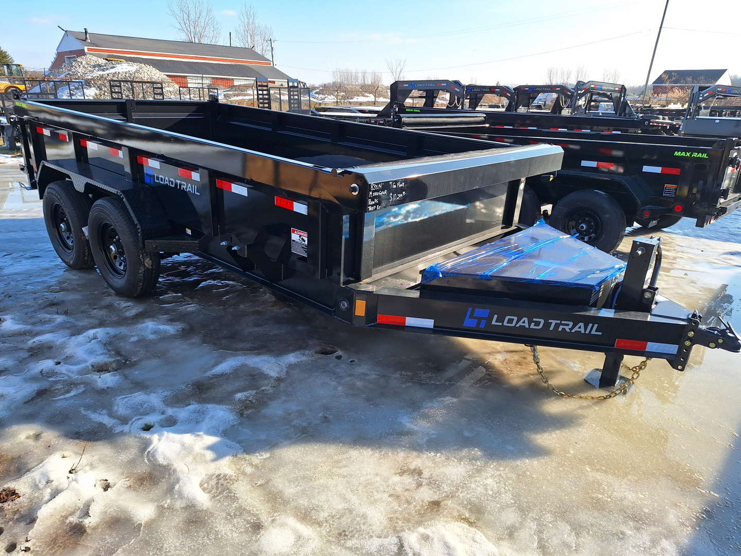 New 2026 Load Trail 83x14 Contractors Dump Trailer W/ 7 Ga Floor