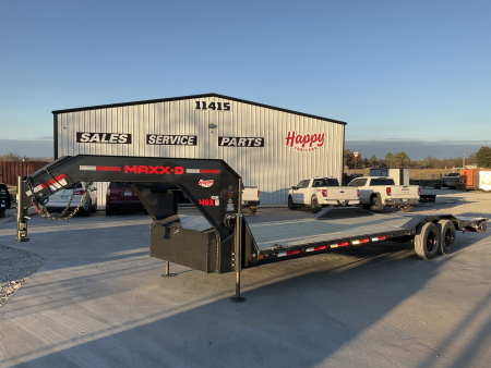New 2026 MAXX-D 102 x28' GN HD I-Beam Equipment Trailer - H9X