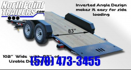 New 2026 CAM Split Tilt Trailer XW - 83" Wide - 14K GVWR Tilt Trailer