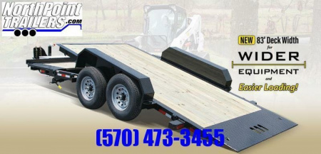 New 2026 CAM Split Tilt Trailer XW - 83" Wide - 14K GVWR Tilt Trailer