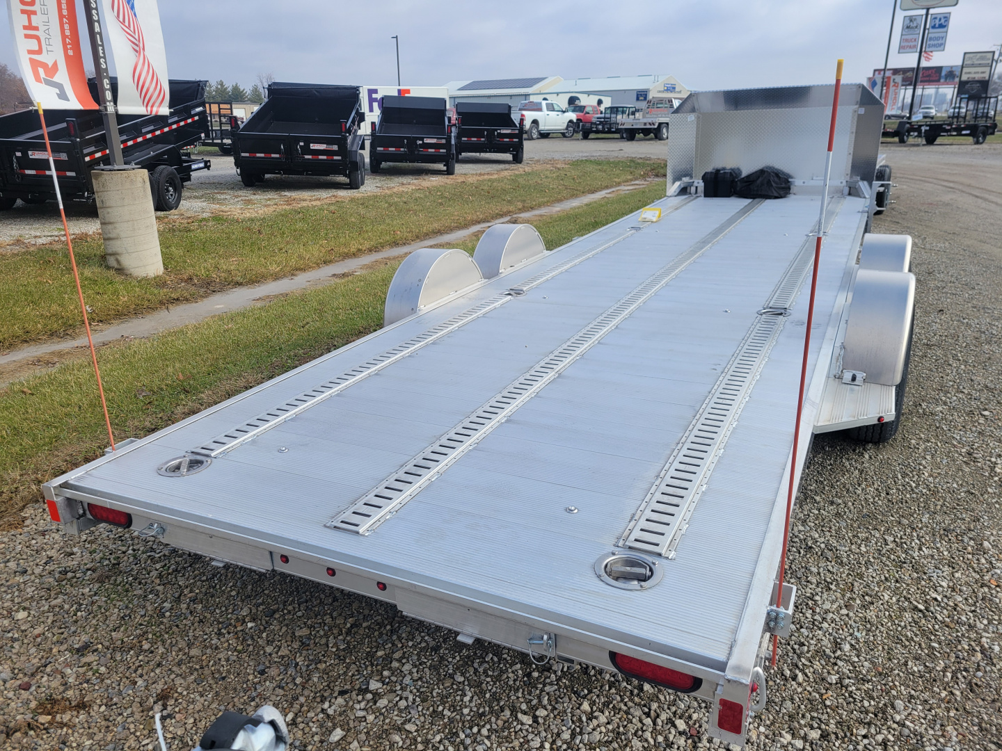 Used 2025 Aluma 82x24 Aluminum Car hauler