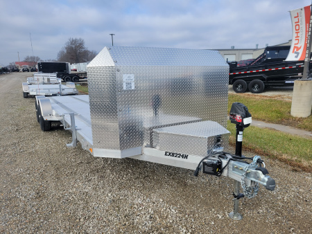 Used 2025 Aluma 82x24 Aluminum Car hauler