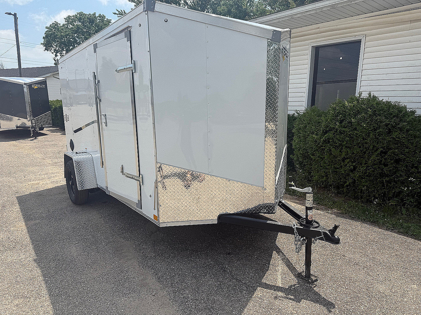 New 2026 6 x 12 Stealth Enclosed Trailer with Ramp