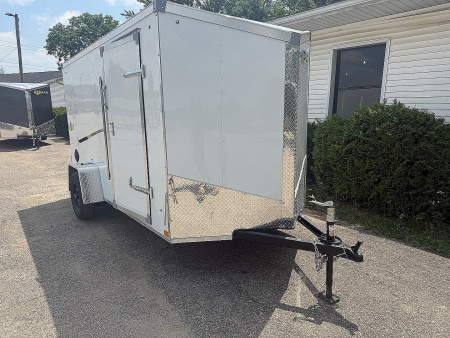New 2026 6 x 12 Stealth Enclosed Trailer with Ramp