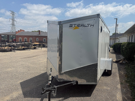 New 2026 6 x 12 Stealth Enclosed Trailer with Ramp