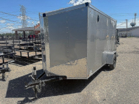 New 2026 6 x 12 Stealth Enclosed Trailer with Ramp