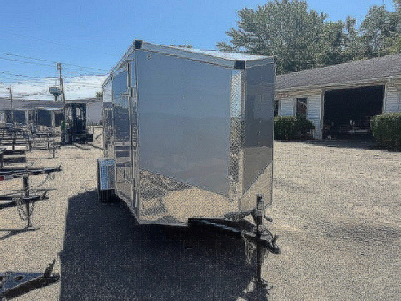 New 2026 6 x 12 Stealth Enclosed Trailer with Ramp