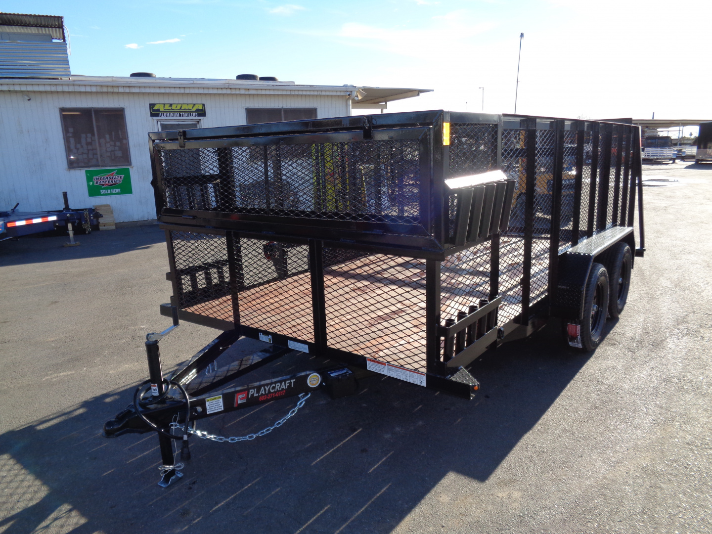 New 2026 Playcraft by Sun Country * SUTA 7x14 * 14Ft Tandem Axle Landscape Trailer