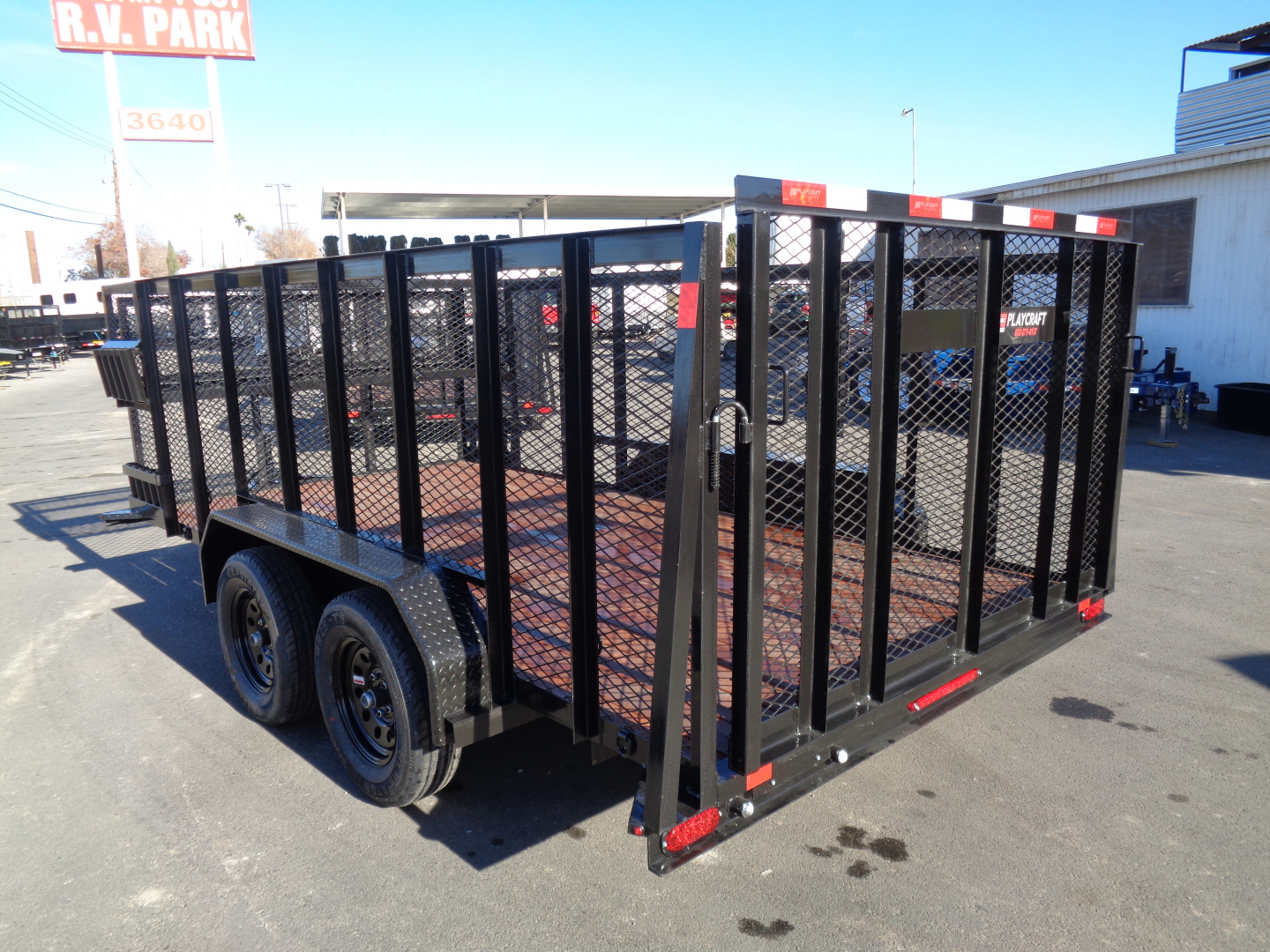 New 2026 Playcraft by Sun Country * SUTA 7x14 * 14Ft Tandem Axle Landscape Trailer